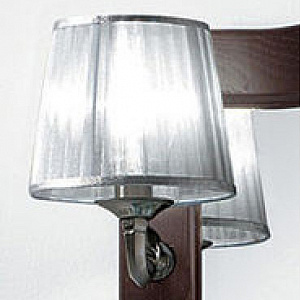 EBAN ALBA Светильник для зеркала с абажуром, цвет: хром