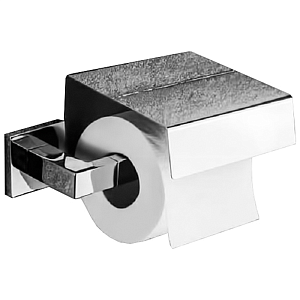 Colombo Basic Q Держатель туалетной бумаги, с крышкой, цвет: хром