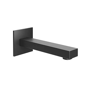 Kerama Marazzi Futura Настенный излив, цвет: черный матовый
