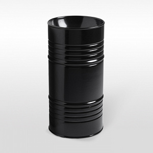 Kerasan Artwork Barrel Раковина 45х90 см, без отв., напольная, слив в пол, в комплекте сифон, цвет: черный