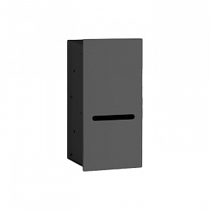 EMCO Asis 2.0 Модуль для туалетной бумаги, встраиваемый, туалетная бумага/запасной рулон, 1 дверь правая, цвет: черный