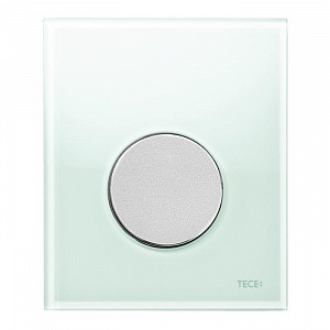TECE TECEloop Urinal Панель смыва для писсуара, цвет: зеленое стекло/хром глянцевый