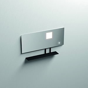 Kerasan Mirrors Зеркало 110х61cм, с черной матовой полкой, с LED подсветкой и сенс выкл.
