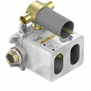 THG Термостат  3/4" - 60 л/мин с восковым картриджем и коробкой для встраивания, для двух потребителей