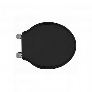 Sbordoni Neoclassica Сиденье для унитаза 5309 черное матовое с микролифтом, петли, цвет: никель