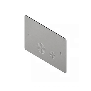 QuadroDesign Клавиша смыва для инсталляции Geberit, цвет: Brushed Stainless Steel
