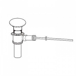 TOTO TR Сливной клапан для раковины CEFIONTECT, для раковины L4716RE со смесителем GB17, цвет: хром