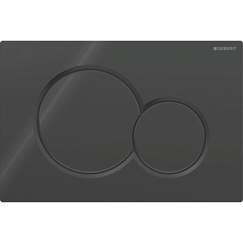 Geberit Sigma01 Клавиша для двойного смыва, круглая: Черный