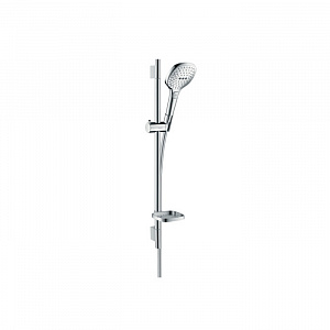 Hansgrohe Raindance Select E Душевой набор: штанга 65см., ручной душ 120, 3jet (Rain, RainAir, WhirlAir), EcoSmart, мыльница, шланг, цвет: хром