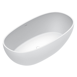 Catalano Solid Ванна отдельностоящая 176х91хh52см, с переливом, сифон в комплекте, цвет: белый матовый