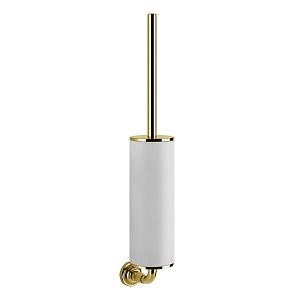 Gessi Venti20 Туалетный ёршик, подвесной, цвет: белый, фурнитура Gold PVD