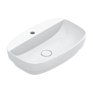 Catalano Alvea Раковина 60х40см., настольная или полувстраиваемая, с 1 отв., цвет: белый глянцевый