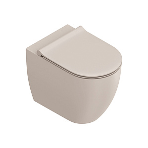 Catalano Sfera Унитаз напольный 54x35см, безободковый, смыв Tornado, покрытие Twinglaze+, цвет: Seta Satinato