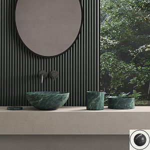 Dea Design Лоток 25х16х1.8см., настольный, цвет: Black Marquina