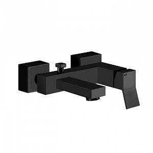 Gessi Rettangolo K Смеситель для ванны наружный, с автоматическим переключателем ванна/душ, цвет: black XL