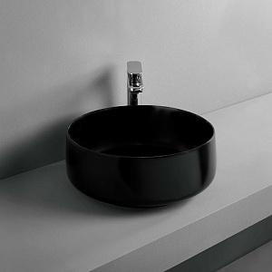 ArtCeram Cognac Раковина 35 см, без отв., без слив-перелива, цвет: черный матовый