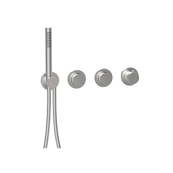 Almar Modular Смеситель для душа, настенный, термостатический, цвет: нержавеющая сталь брашированная AISI 316