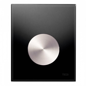 TECE TECEloop Urinal Панель смыва для писсуара, стекло черное, цвет: нержавеющая сталь