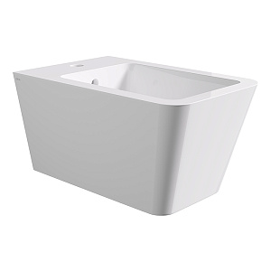 Alice Hide Square Биде подвесное 55х35см., цвет: белый глянцевый