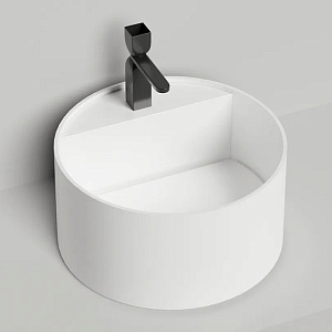 Salini Armonia Раковина 45x45x25см., 1 отв., накладная, S-Sense, цвет: белый глянцевый