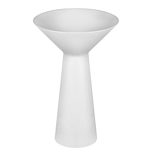 Gessi Total Look Раковина 54.6 см, без отв., напольная, цвет: белый