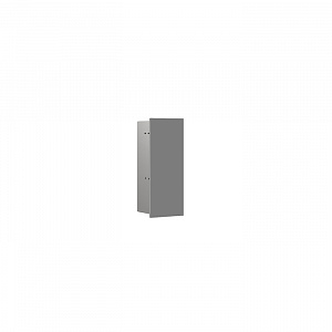 EMCO Asis Pure Модуль для унитаза встраиваемый, ершик для унитаза, дверь левая, цвет: серый