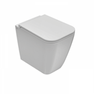 Globo Stone Унитаз напольный безободковый  52х36см, с системой скрытого крепежа, слив универсальный, цвет: белый