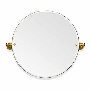 TW Harmony 023, вращающееся зеркало круглое 69х60см, цвет: держателя: золото