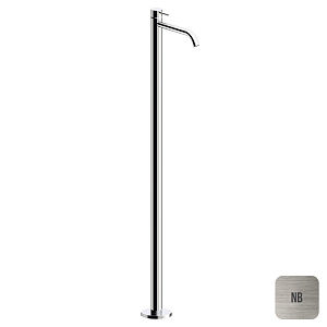 Almar Mixers Смеситель для раковины, напольный, без донного клапана, цвет: никель брашированный