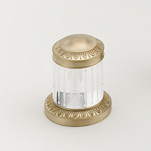 THG Malmaison crystal Вентиль смесителя для раковины, цвет: Soft matt gold