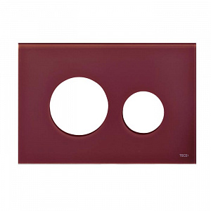 TECEloop Лицевая панель, стекло, цвет: рубиновый 
