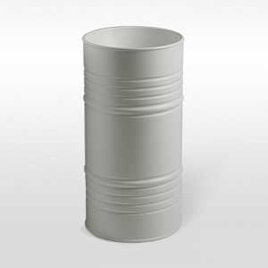 Artwork Раковина 45х90 см, без отв., свободностоящая "BARREL", слив в стену, цвет: Grigio matt