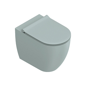 Catalano Sfera Унитаз напольный 54x35см, безободковый, смыв Tornado, покрытие Twinglaze+, цвет: Aqua Satinato