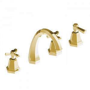 Stella Eccelsa Смеситель на борт ванны на 4 отверстия 3256TRTC, цвет: золото