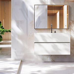 Kerasan Kanaal Тумба подвесная 100х46.5см, с 1 ящиком, цвет: белый матовый