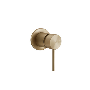Gessi 316 Смеситель для душа, встраиваемый, цвет: Warm bronze brushed PVD