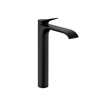 Hansgrohe Vivenis Смеситель для ванны раковины на 1 отверстие, однорычажный, высокий, цвет: черный матовый