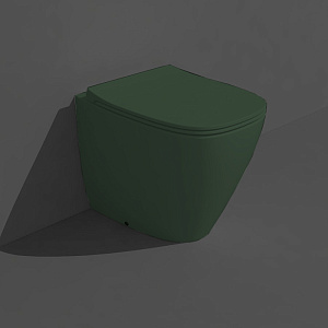 Simas Juniper Унитаз напольный 53,5x370xh42см, смыв Tornado, безободковый, цвет: mirto matt