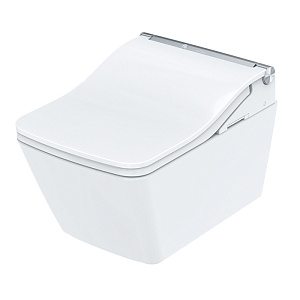 TOTO Washlet SW Комплект: унитаз подвесной, сиденье с управлением, модуль для установки, клавиша, цвет: белый