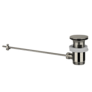 Gessi Technical accessories Донный клапан для раковины на 1 1/4 c донным клапаном и переливом, цвет: Finox Brushed Nickel