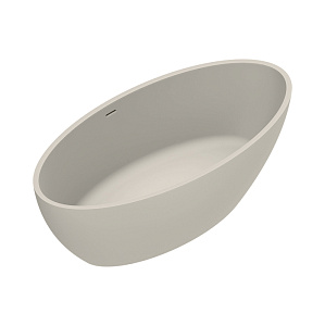Catalano Solid Ванна отдельностоящая 165x80хh52см, с переливом, сифон в комплекте, цвет: Sabbia Satinato