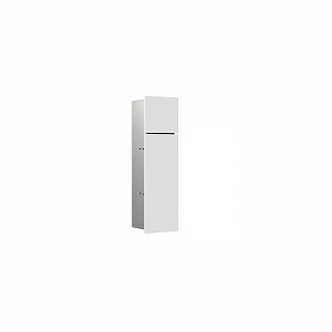 EMCO Asis Pure Модуль для унитаза встраиваемый, ершик, Держатель бумаги, дверь левая, цвет: белый