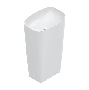 Catalano Green Раковина 55х38см., отдельностоящая, слив в пол,  цвет: белый глянцевый