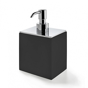 3SC BeMood Black Дозатор настольный 10хh16,5х8 см, цвет: черный/хром
