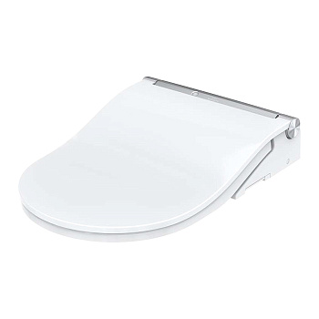 TOTO Washlet RW Сиденье 579x391x108мм, с дистанционным управлением, для унитаза CW542/CW563, цвет: белый/отделка серебро