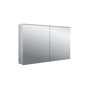 Emco Pure II Зеркальный шкаф 120см., с подсветкой  Lichtsegel, навесная модель, с подсв. для раковины, 2 дверка
