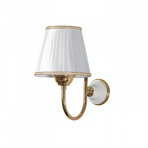 TW Harmony 029, настенная лампа светильника с основанием, цвет: белый/золото , абажур на выбор