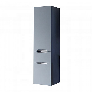 Pelipal Solitaire 7020 Шкаф-колонна, 2 дверцы, 1 ящик, 168х45х33см, подвесной, Цвет: стальной серый