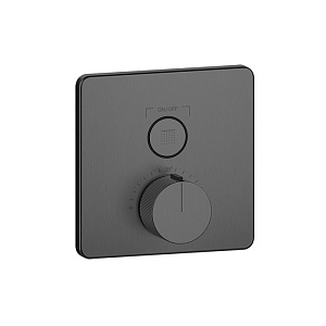 Gessi Hi-Fi Comfort Смеситель для душа, встраиваемый, термостатический, с 1 запорной кнопкой, цвет: Black Metal PVD