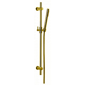 Bongio Штанга для душа, с ручным душем и шлангом 150см., цвет: матированное золото